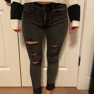 American Eagle Black Skinny Jeans
